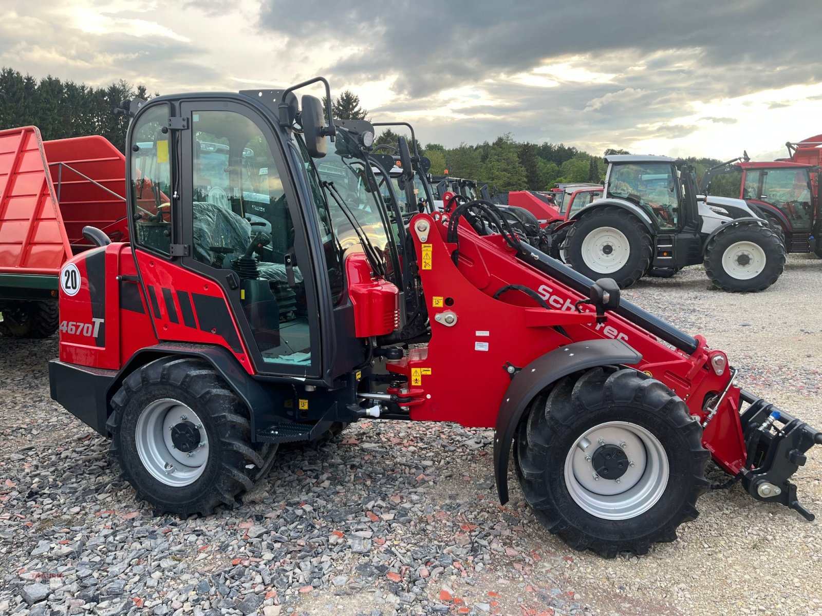 Teleradlader типа Schäffer 4670 T, Neumaschine в Mainburg/Wambach (Фотография 7)
