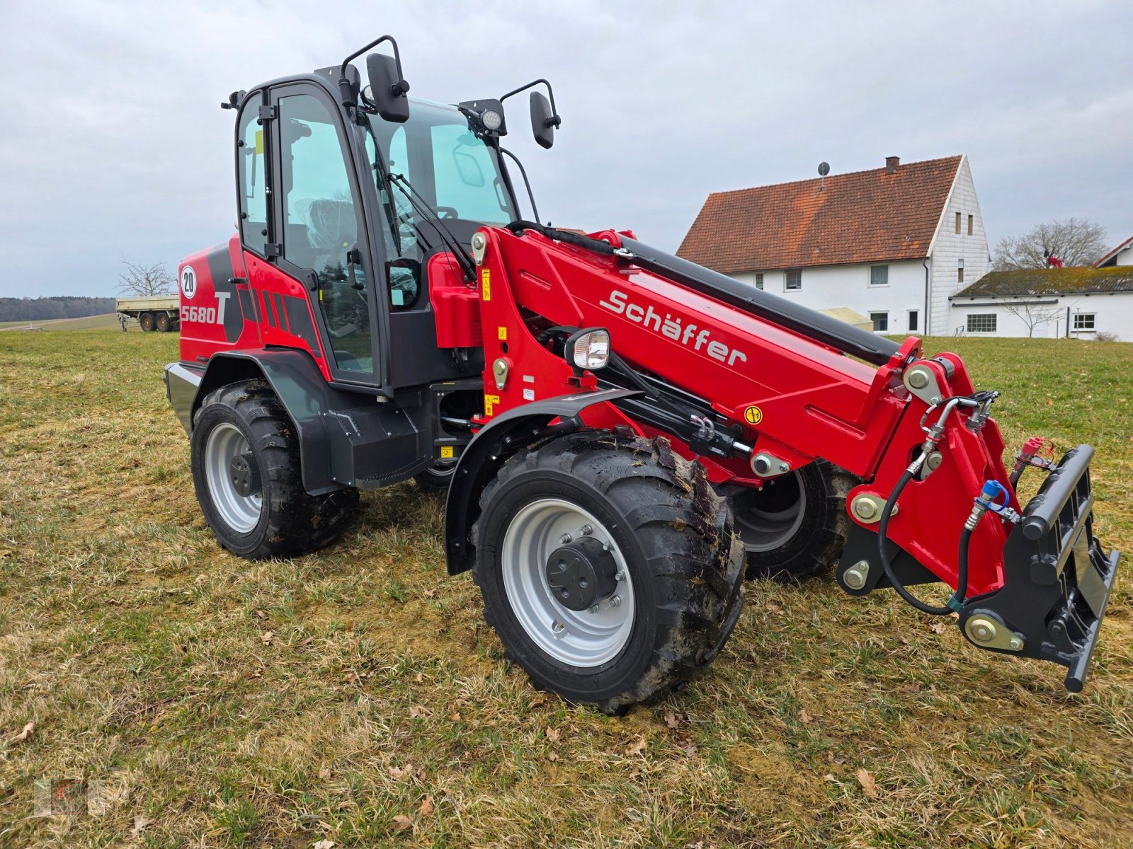 Teleradlader of the type Schäffer 5680 T, Neumaschine in Gerolsbach (Picture 4)