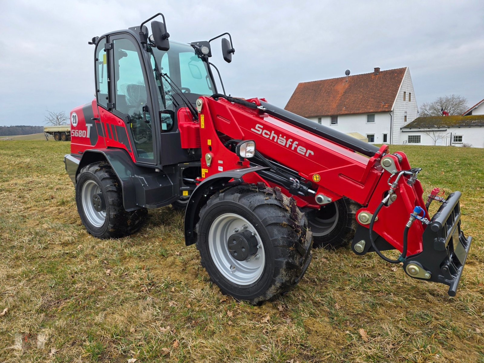 Teleradlader of the type Schäffer 5680 T, Neumaschine in Gerolsbach (Picture 5)