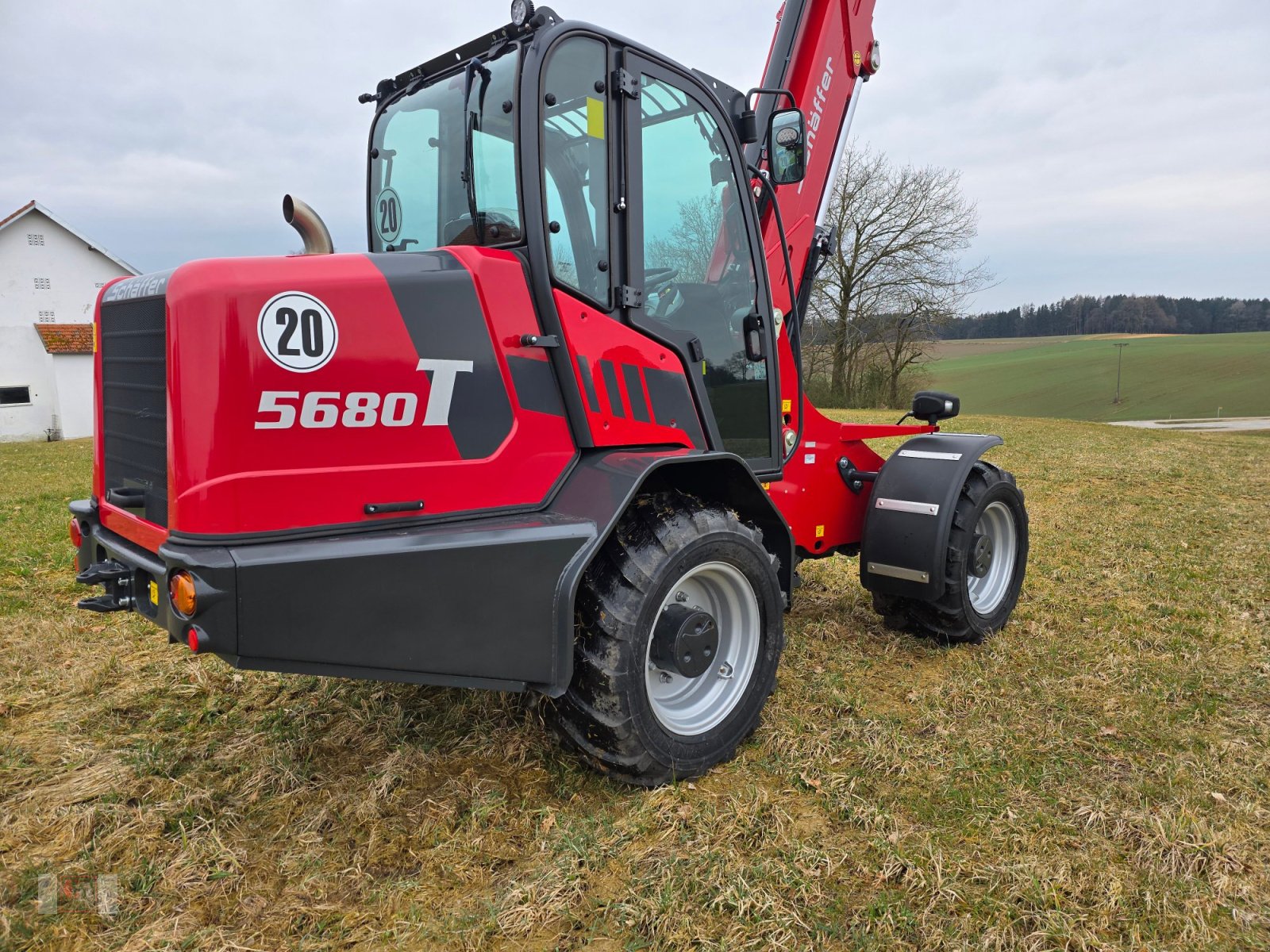 Teleradlader of the type Schäffer 5680 T, Neumaschine in Gerolsbach (Picture 9)