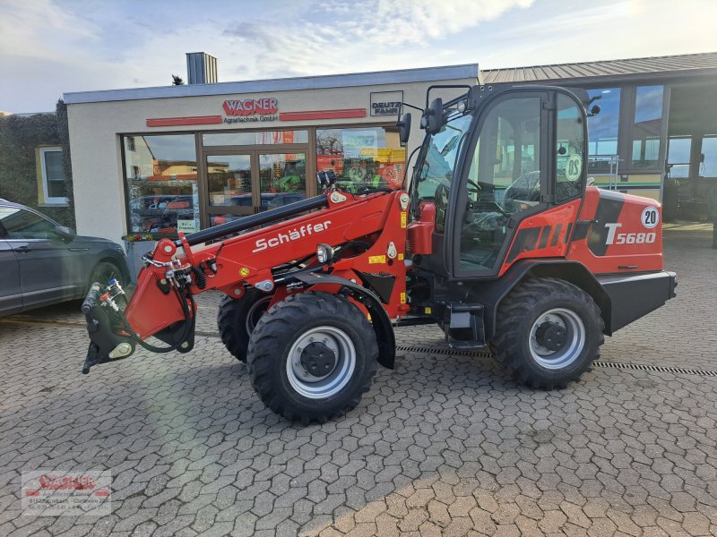 Teleradlader del tipo Schäffer 5680 T, Neumaschine en Ansbach (Imagen 1)