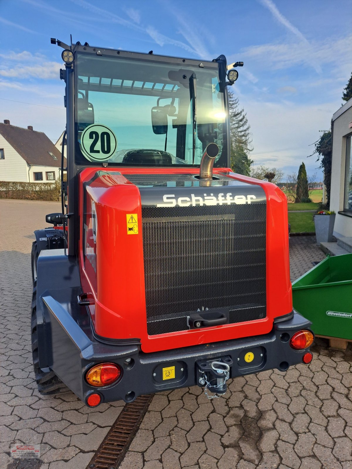 Teleradlader of the type Schäffer 5680 T, Neumaschine in Ansbach (Picture 9)