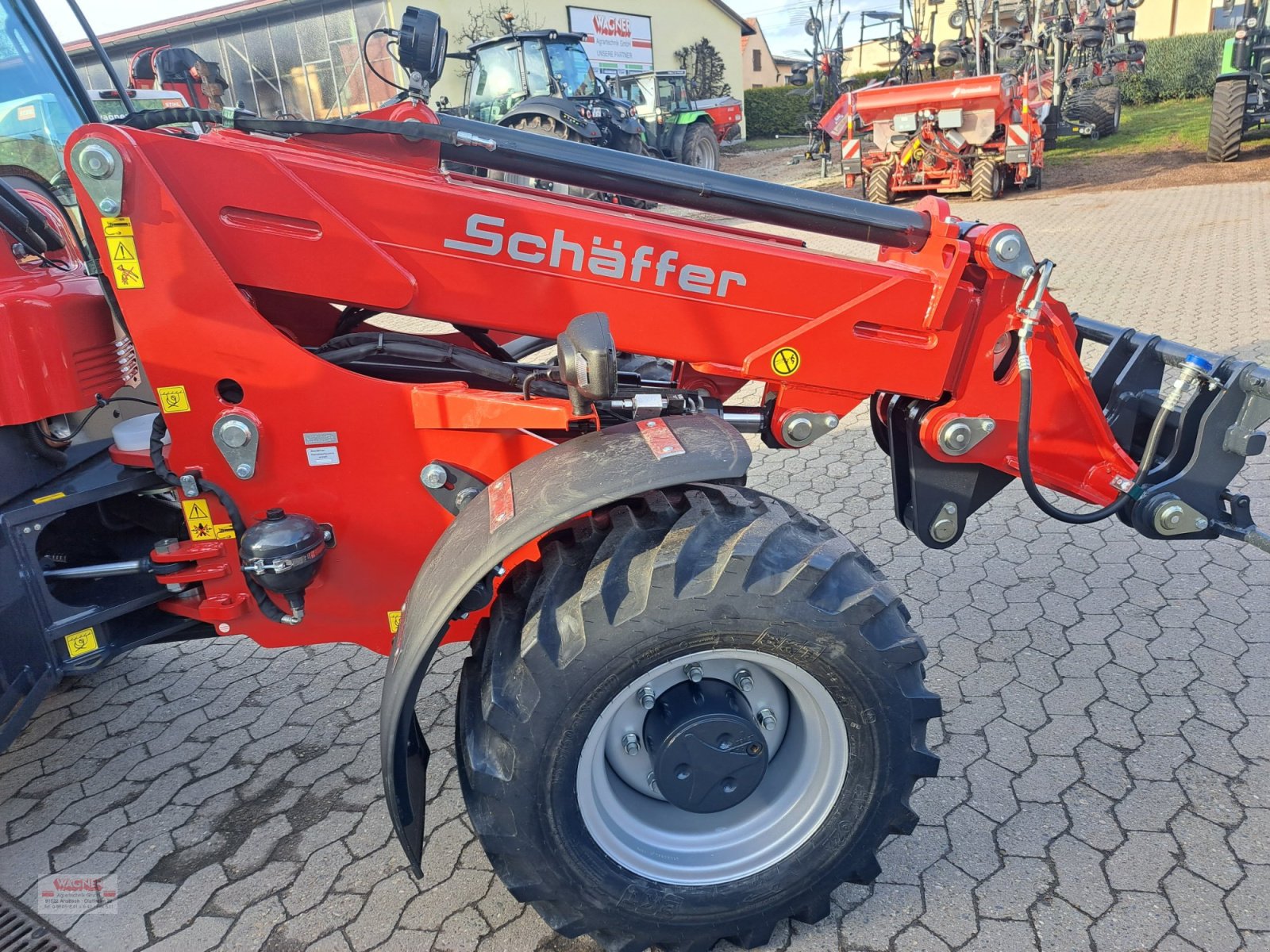 Teleradlader of the type Schäffer 5680 T, Neumaschine in Ansbach (Picture 10)