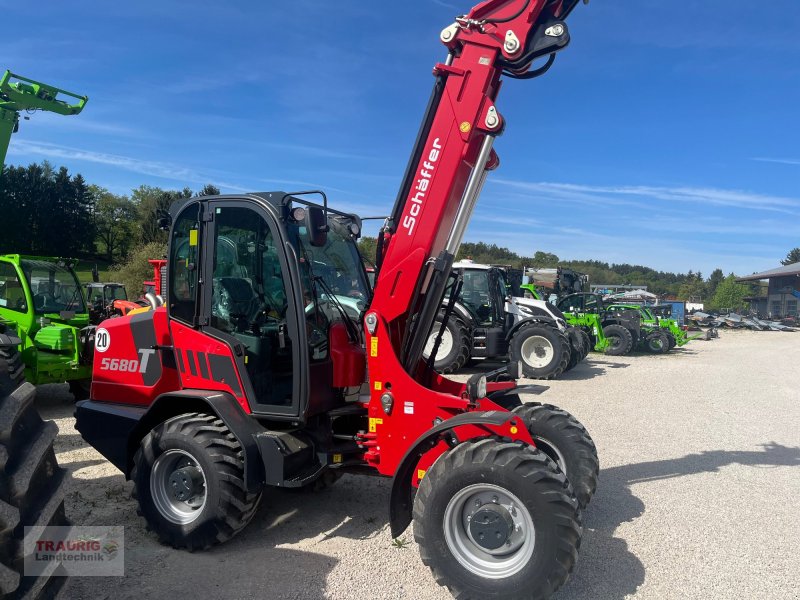 Teleradlader типа Schäffer 5680 T, Neumaschine в Mainburg/Wambach (Фотография 1)