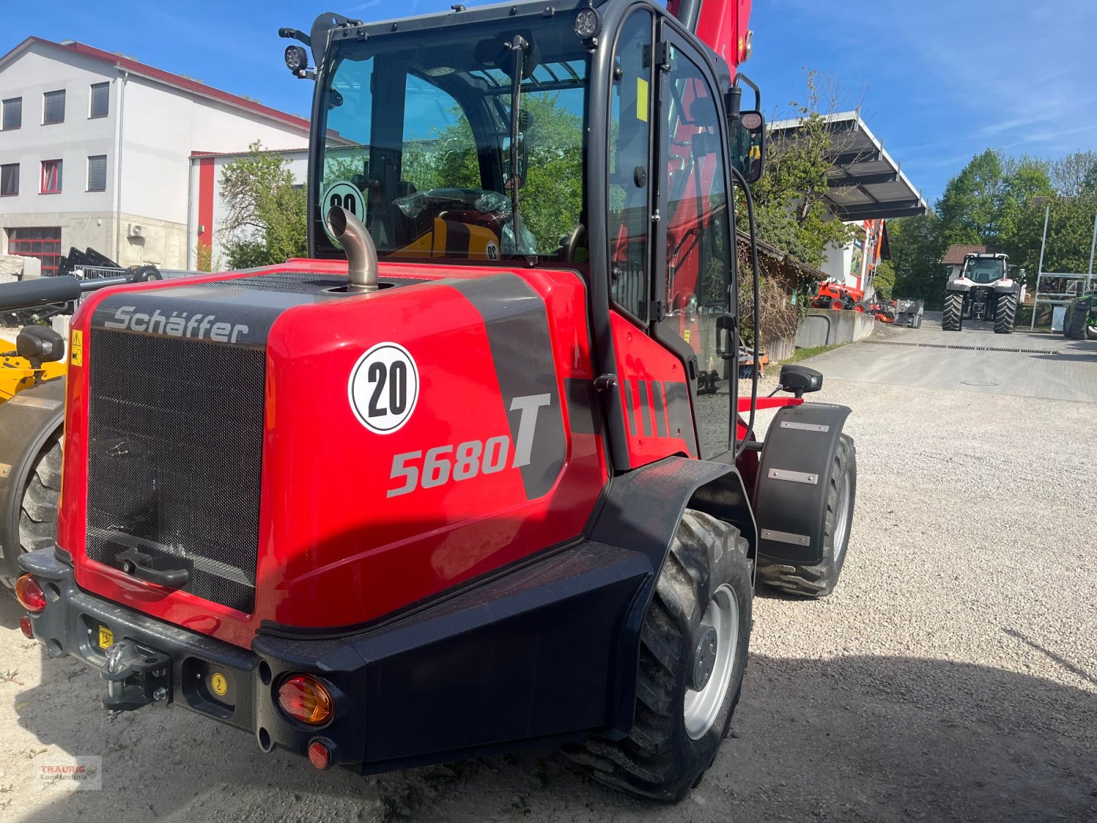 Teleradlader типа Schäffer 5680 T, Neumaschine в Mainburg/Wambach (Фотография 2)