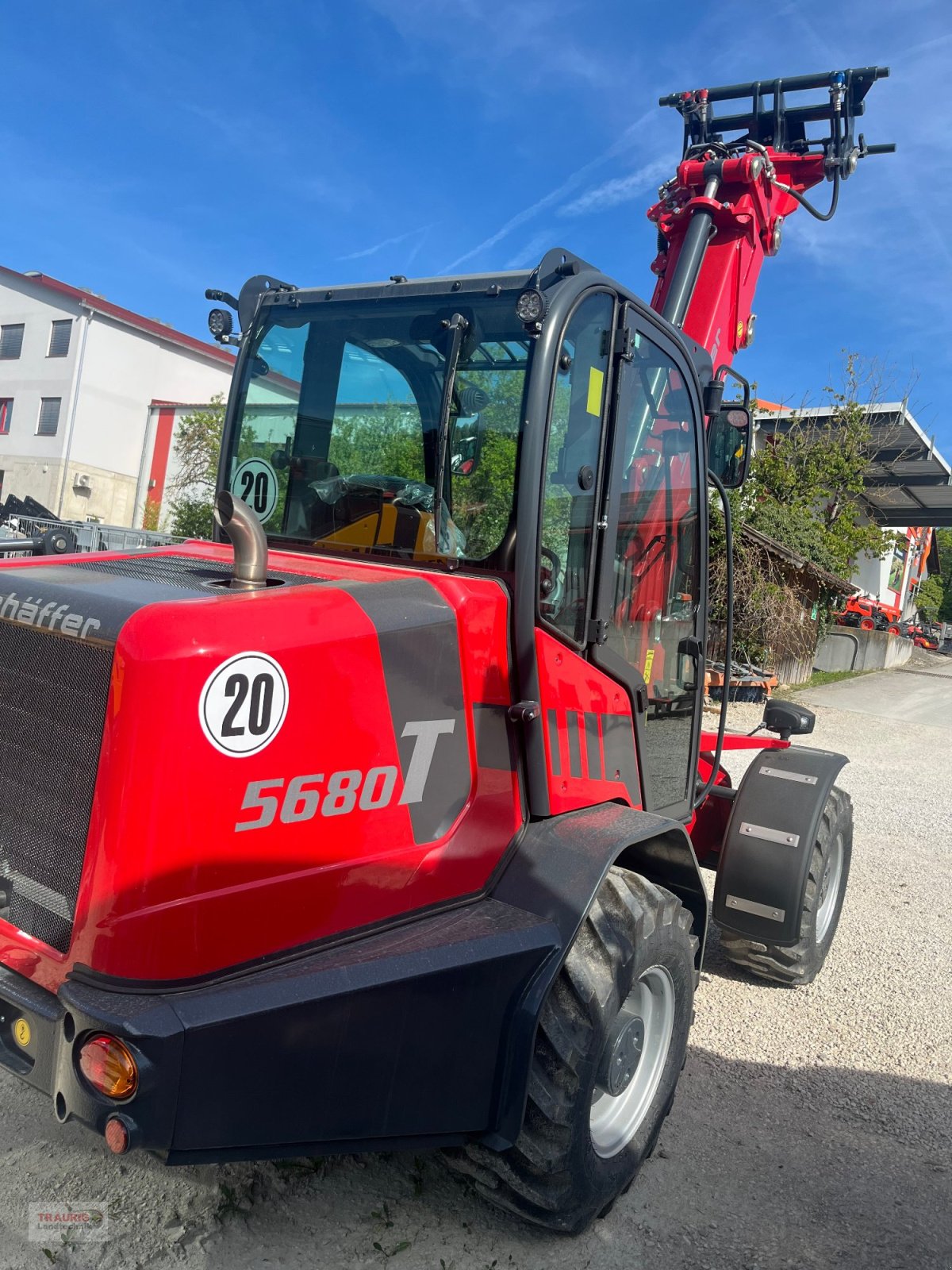 Teleradlader типа Schäffer 5680 T, Neumaschine в Mainburg/Wambach (Фотография 3)