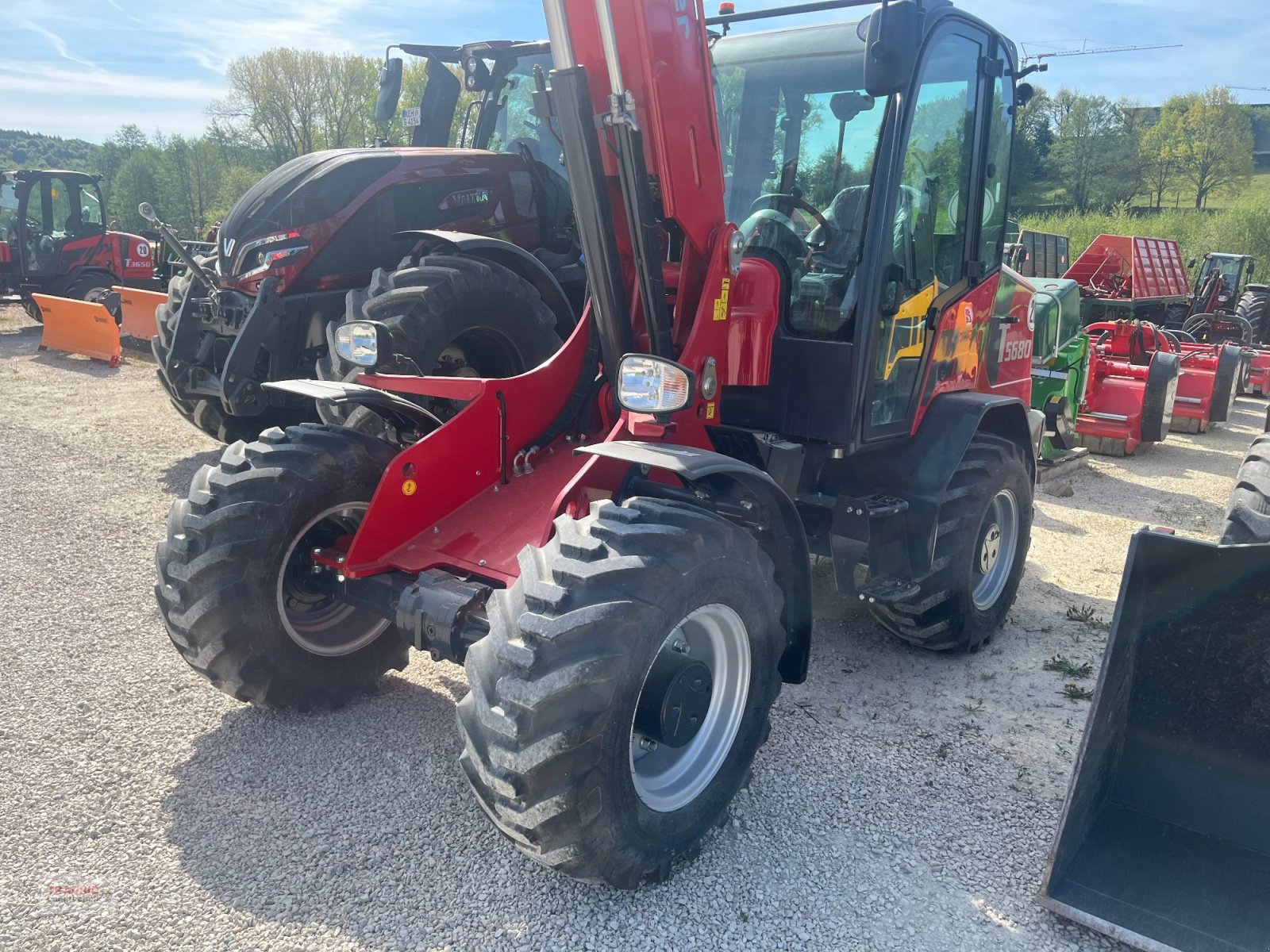 Teleradlader типа Schäffer 5680 T, Neumaschine в Mainburg/Wambach (Фотография 8)