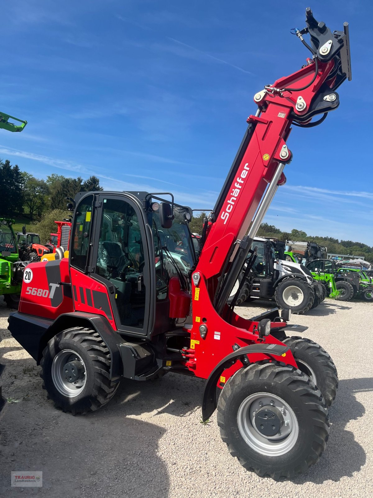 Teleradlader типа Schäffer 5680 T, Neumaschine в Mainburg/Wambach (Фотография 10)