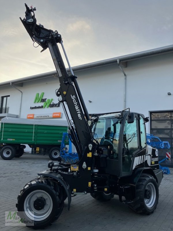 Teleradlader του τύπου Schäffer 5680 T, Neumaschine σε Markt Schwaben (Φωτογραφία 2)