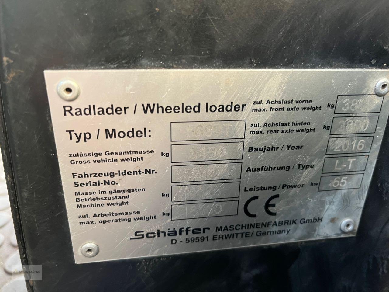 Teleradlader tipa Schäffer 5680 T, Gebrauchtmaschine u Twist - Rühlerfeld (Slika 13)