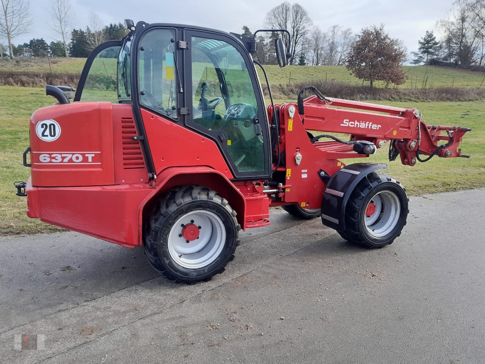 Teleradlader des Typs Schäffer 6370 T, Gebrauchtmaschine in Gerolsbach (Bild 1)