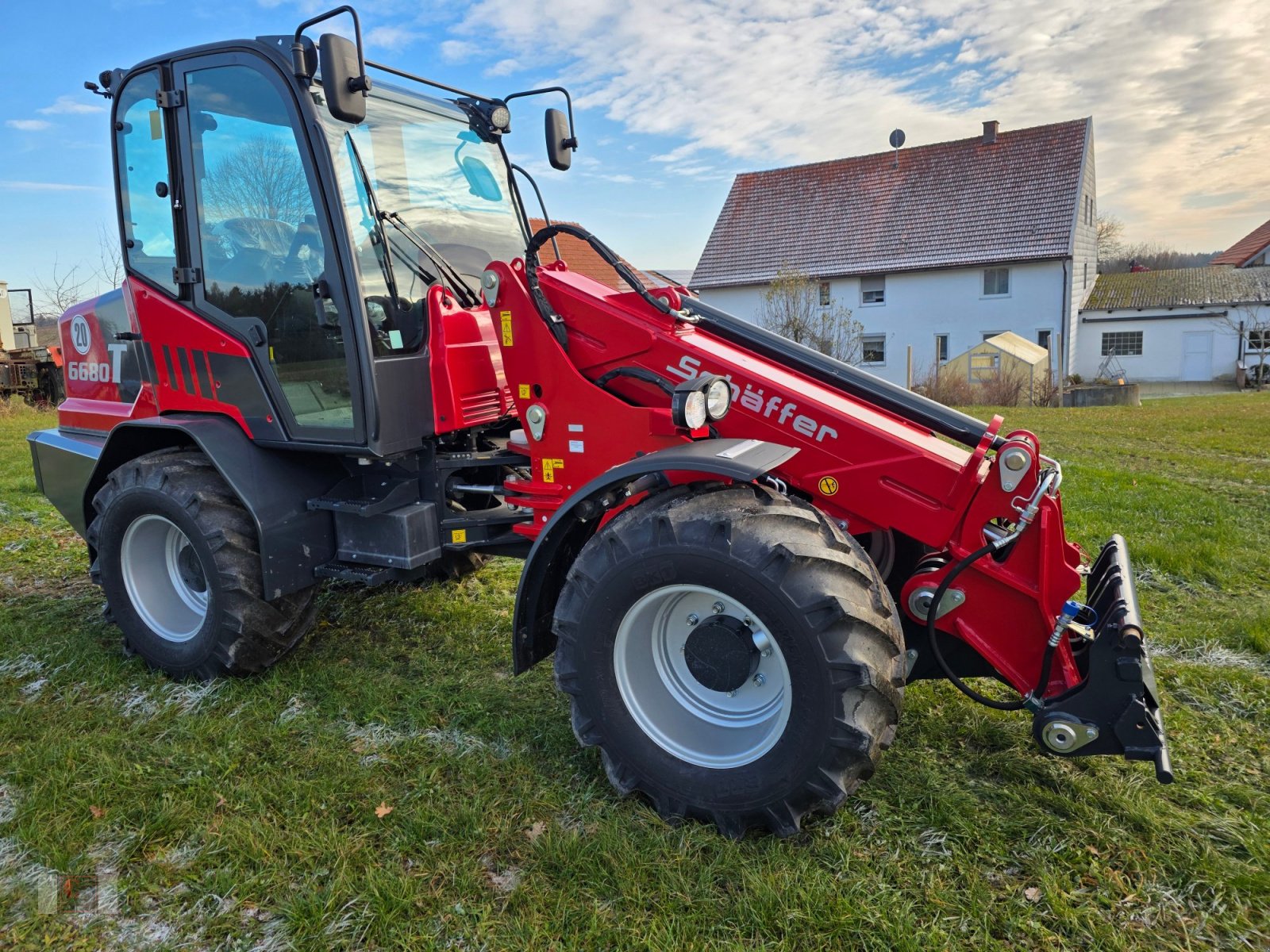 Teleradlader του τύπου Schäffer 6680 T, Neumaschine σε Gerolsbach (Φωτογραφία 2)