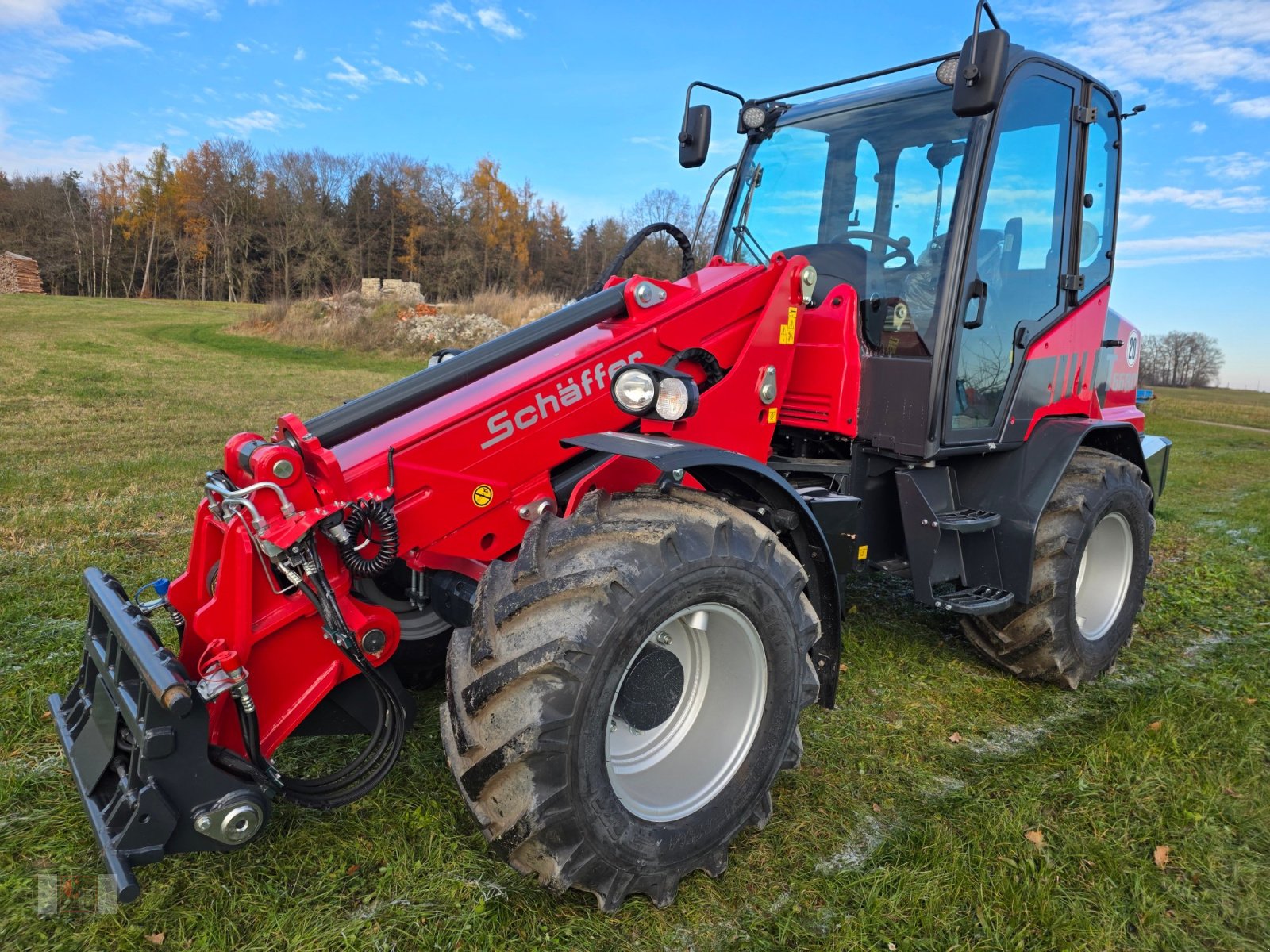 Teleradlader του τύπου Schäffer 6680 T, Neumaschine σε Gerolsbach (Φωτογραφία 12)