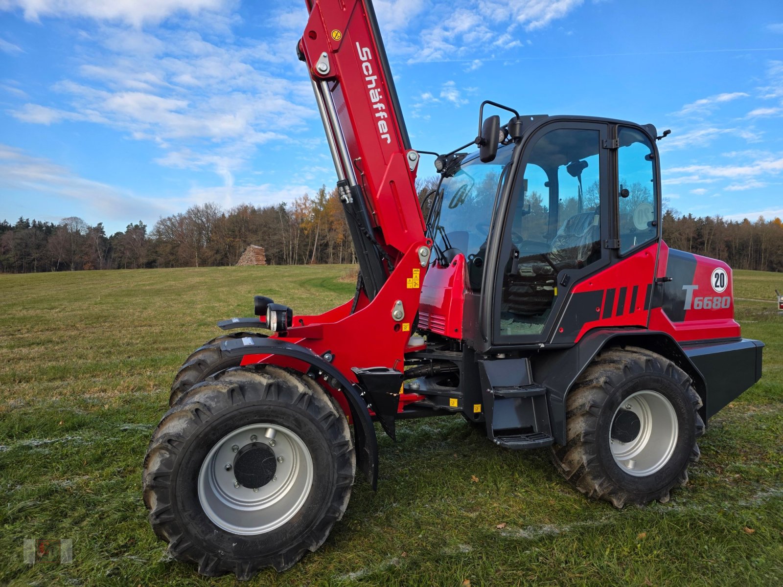 Teleradlader του τύπου Schäffer 6680 T, Neumaschine σε Gerolsbach (Φωτογραφία 18)