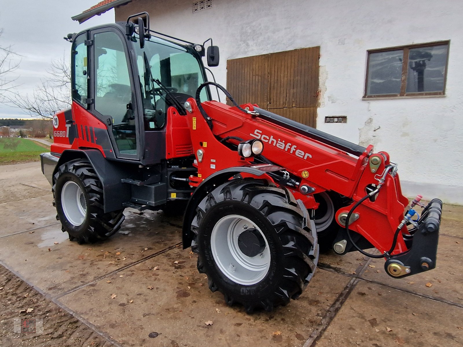 Teleradlader des Typs Schäffer 6680 T, Neumaschine in Gerolsbach (Bild 3)