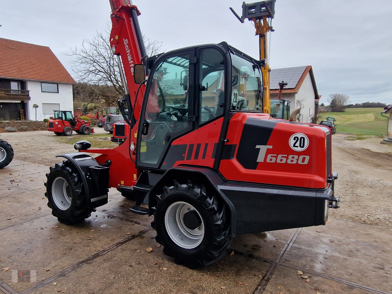 Teleradlader des Typs Schäffer 6680 T, Neumaschine in Gerolsbach (Bild 4)