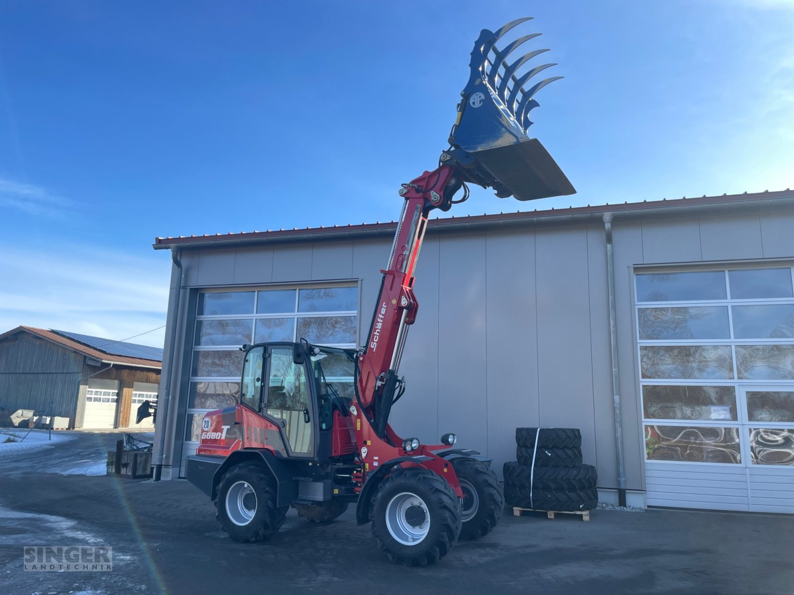 Teleradlader typu Schäffer 6680 T, Gebrauchtmaschine v Ebenhofen (Obrázek 1)