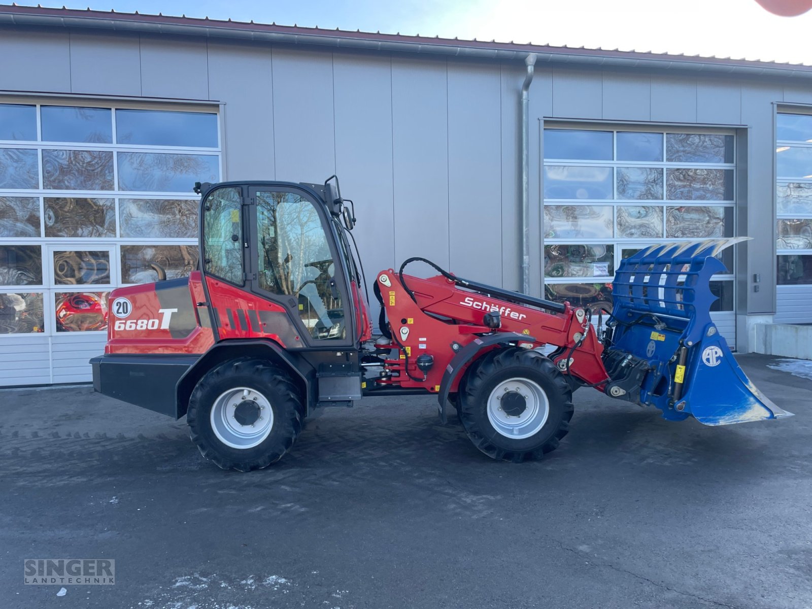 Teleradlader typu Schäffer 6680 T, Gebrauchtmaschine v Ebenhofen (Obrázek 4)