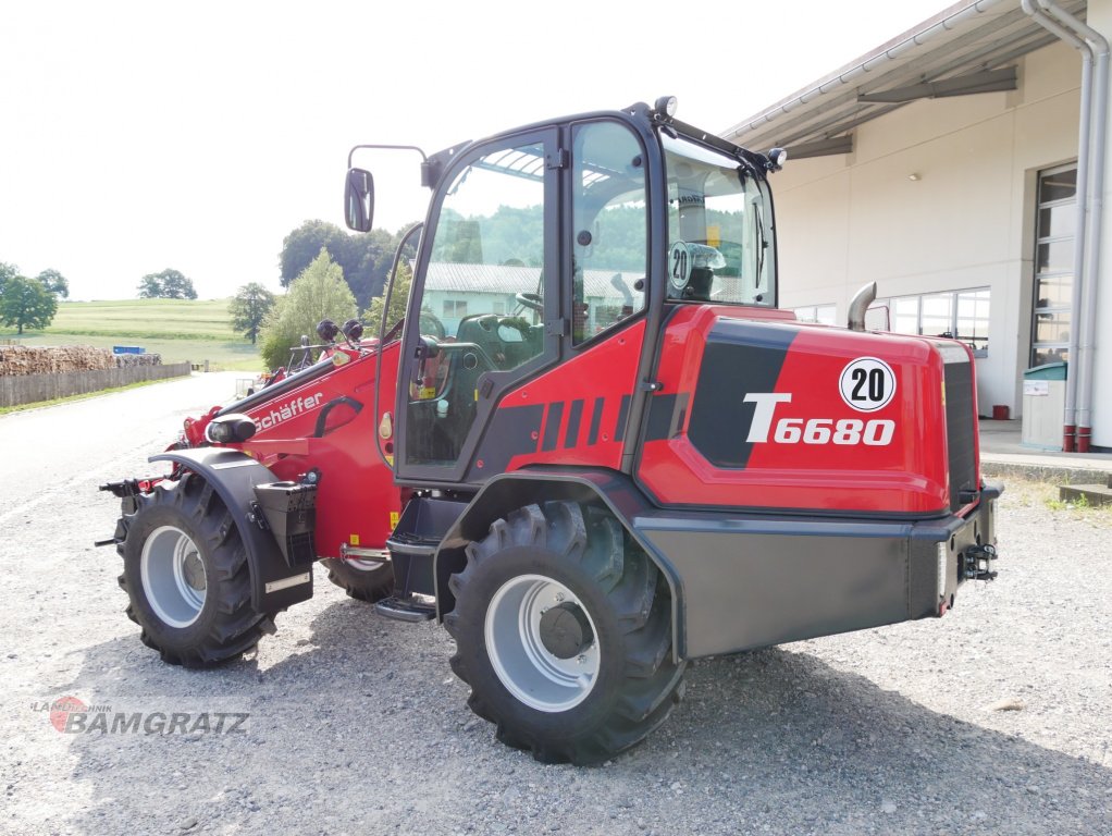 Teleradlader του τύπου Schäffer 6680 T, Neumaschine σε Eberfing (Φωτογραφία 9)