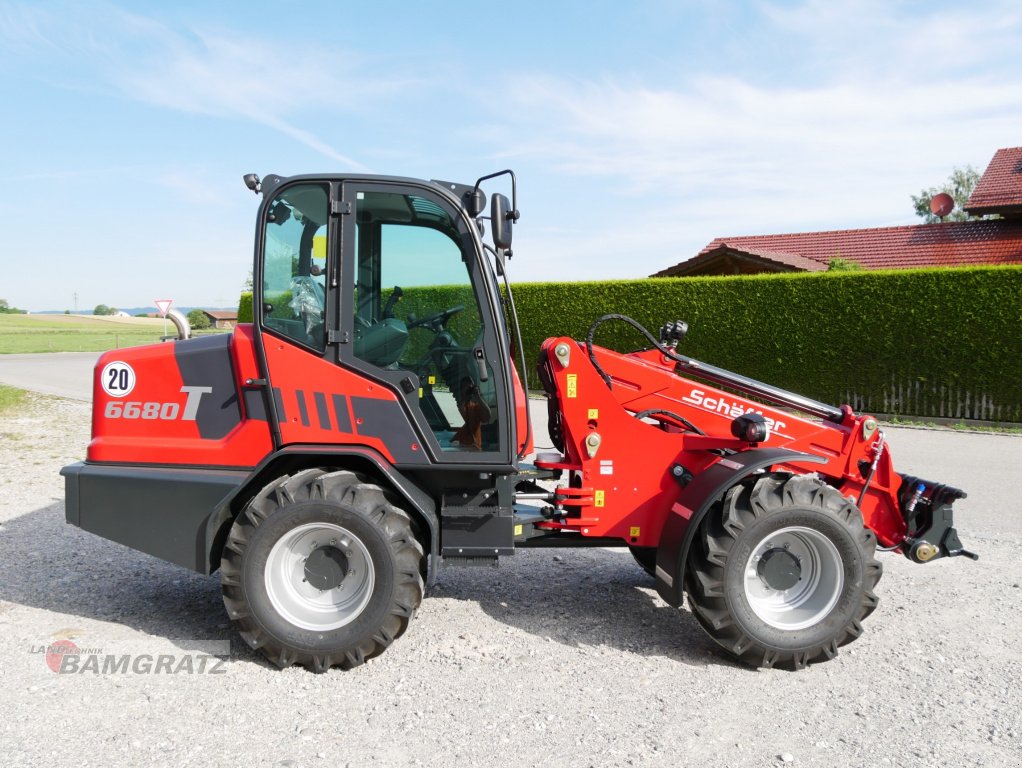 Teleradlader του τύπου Schäffer 6680 T, Neumaschine σε Eberfing (Φωτογραφία 12)