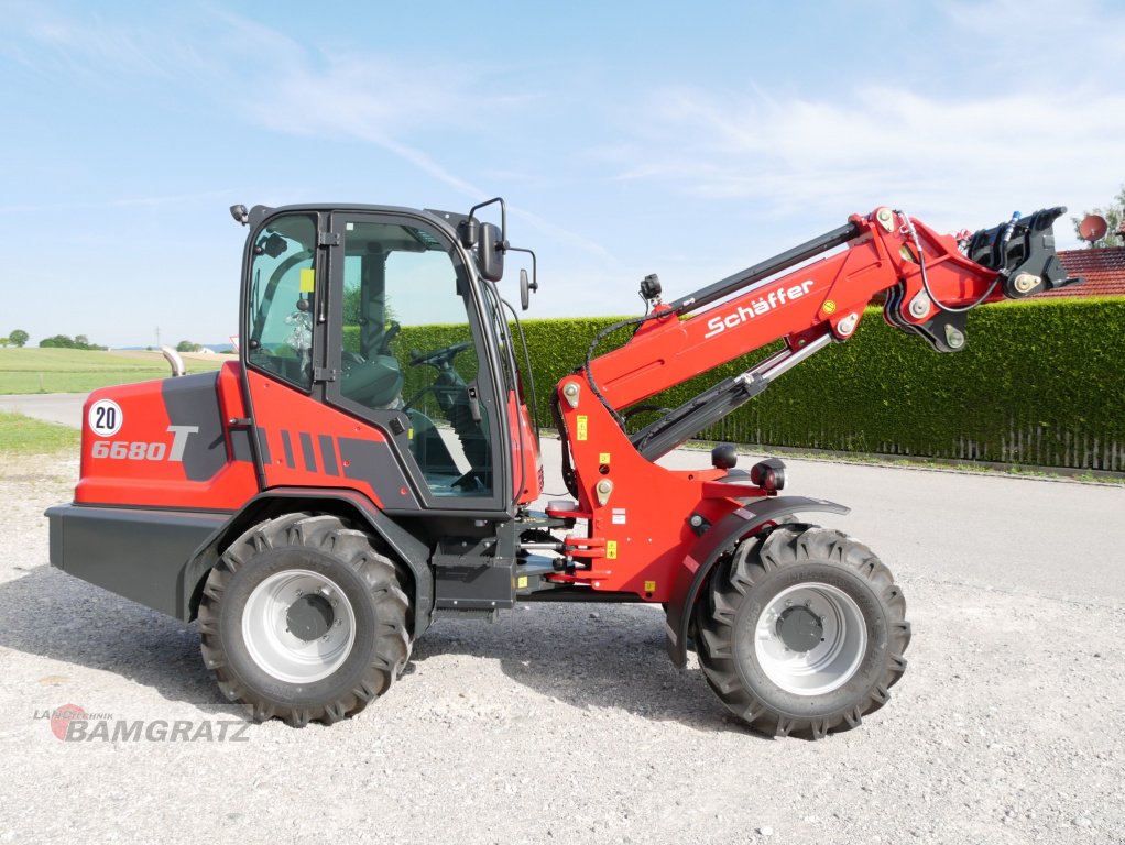 Teleradlader του τύπου Schäffer 6680 T, Neumaschine σε Eberfing (Φωτογραφία 13)