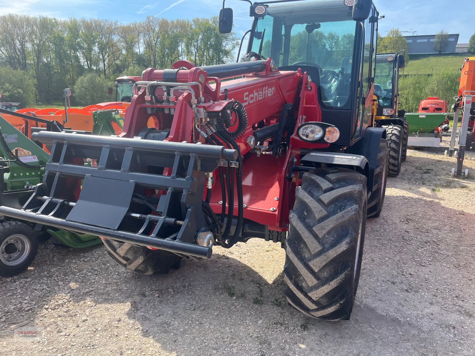 Teleradlader типа Schäffer 6680 T, Neumaschine в Mainburg/Wambach (Фотография 3)