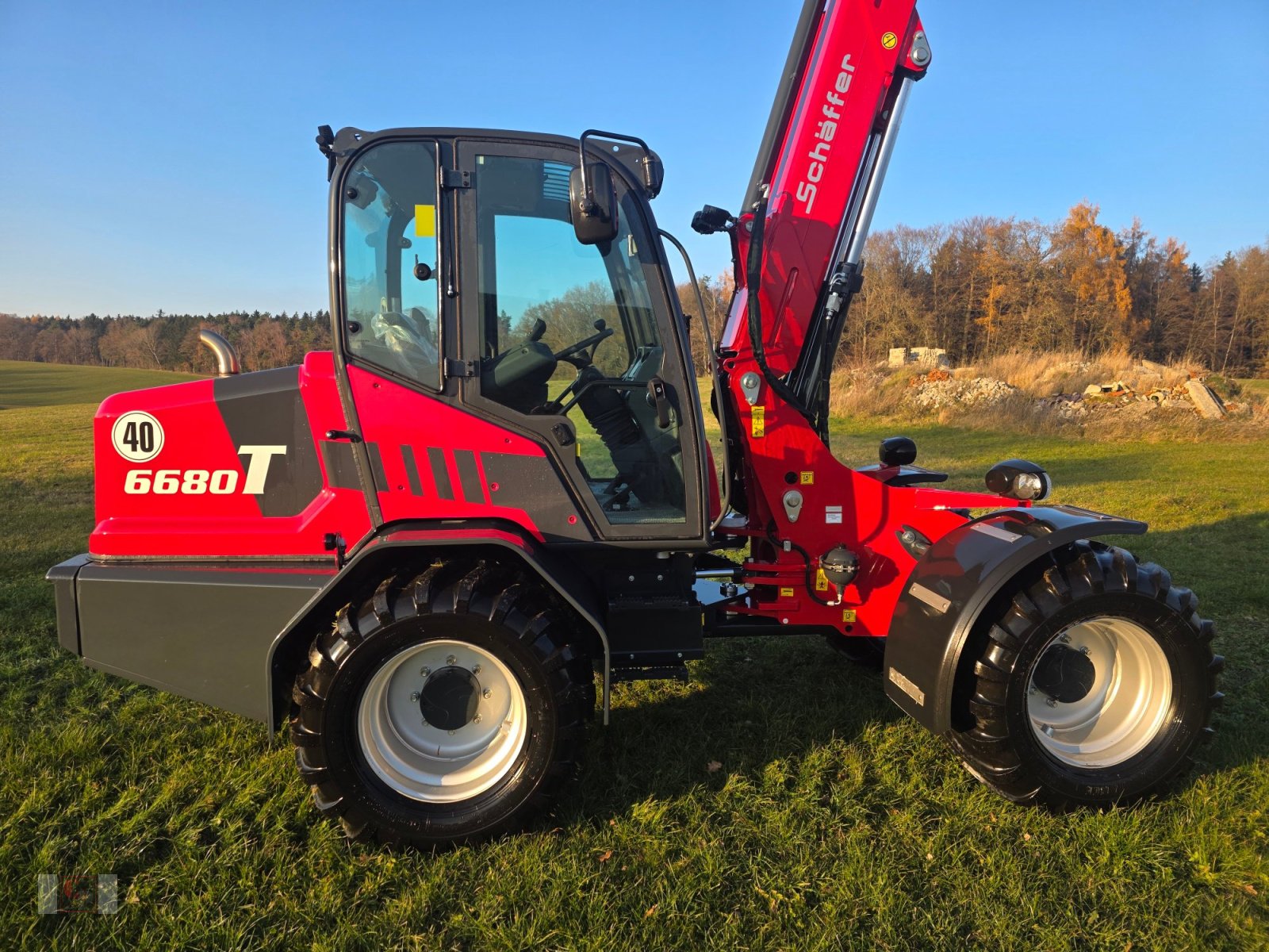 Teleradlader des Typs Schäffer 6680T, Neumaschine in Gerolsbach (Bild 9)