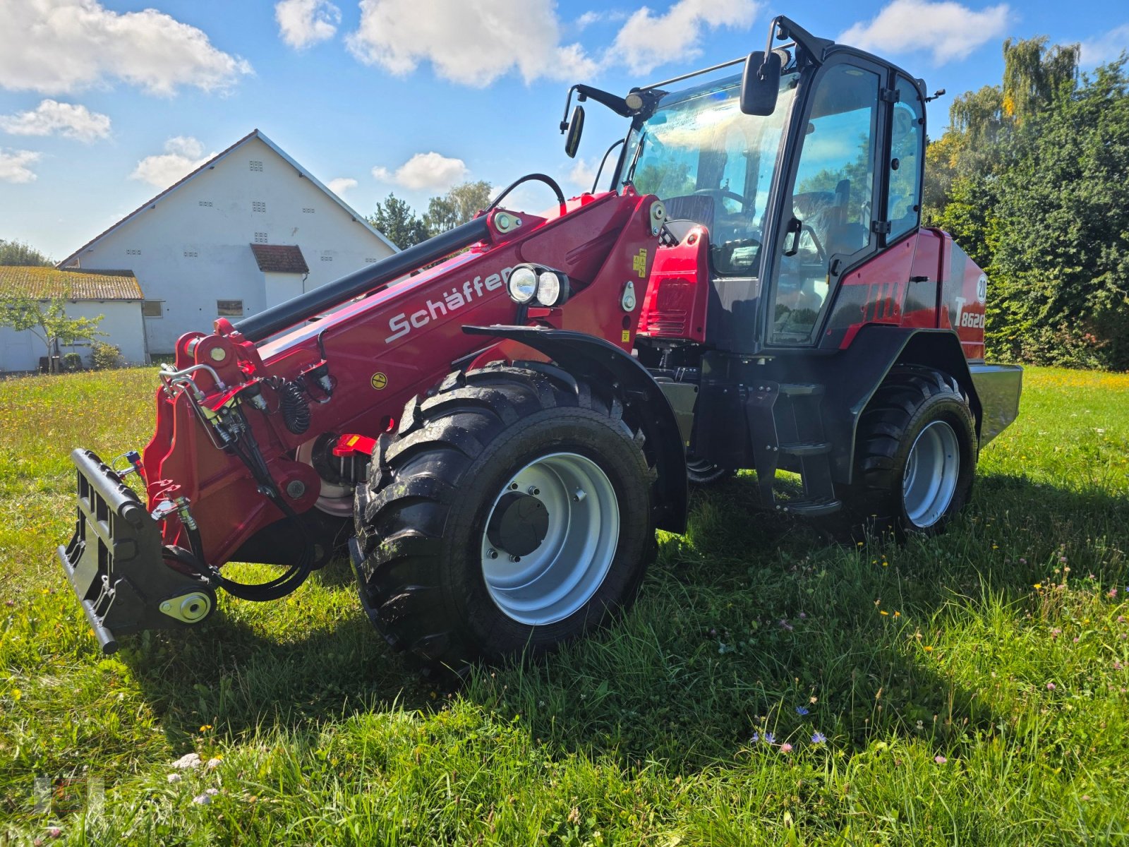 Teleradlader του τύπου Schäffer 8620 T, Neumaschine σε Gerolsbach (Φωτογραφία 1)