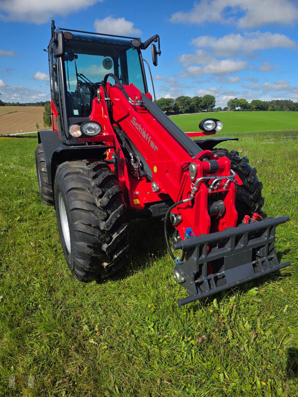 Teleradlader του τύπου Schäffer 8620 T, Neumaschine σε Gerolsbach (Φωτογραφία 3)