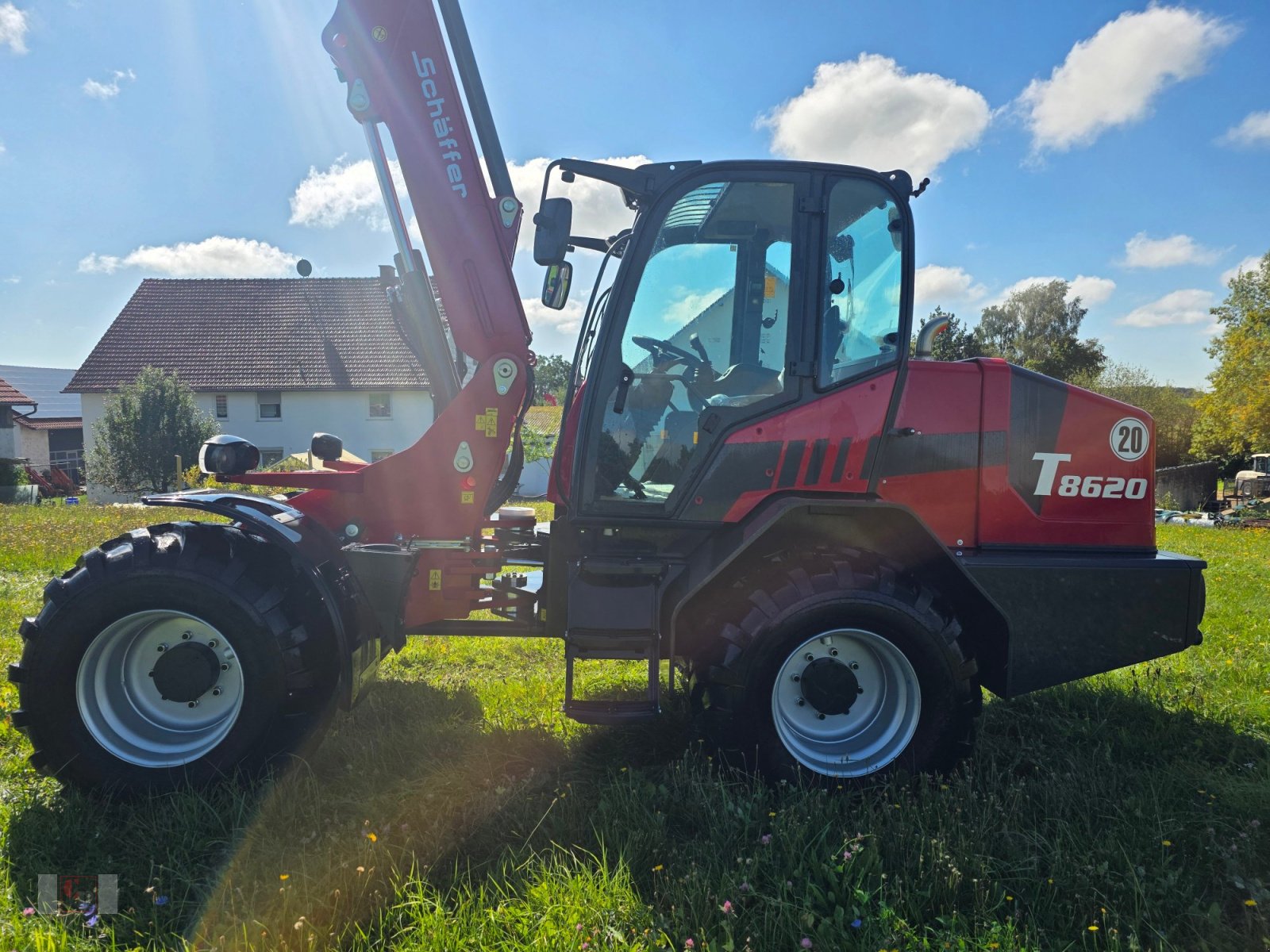 Teleradlader του τύπου Schäffer 8620 T, Neumaschine σε Gerolsbach (Φωτογραφία 11)