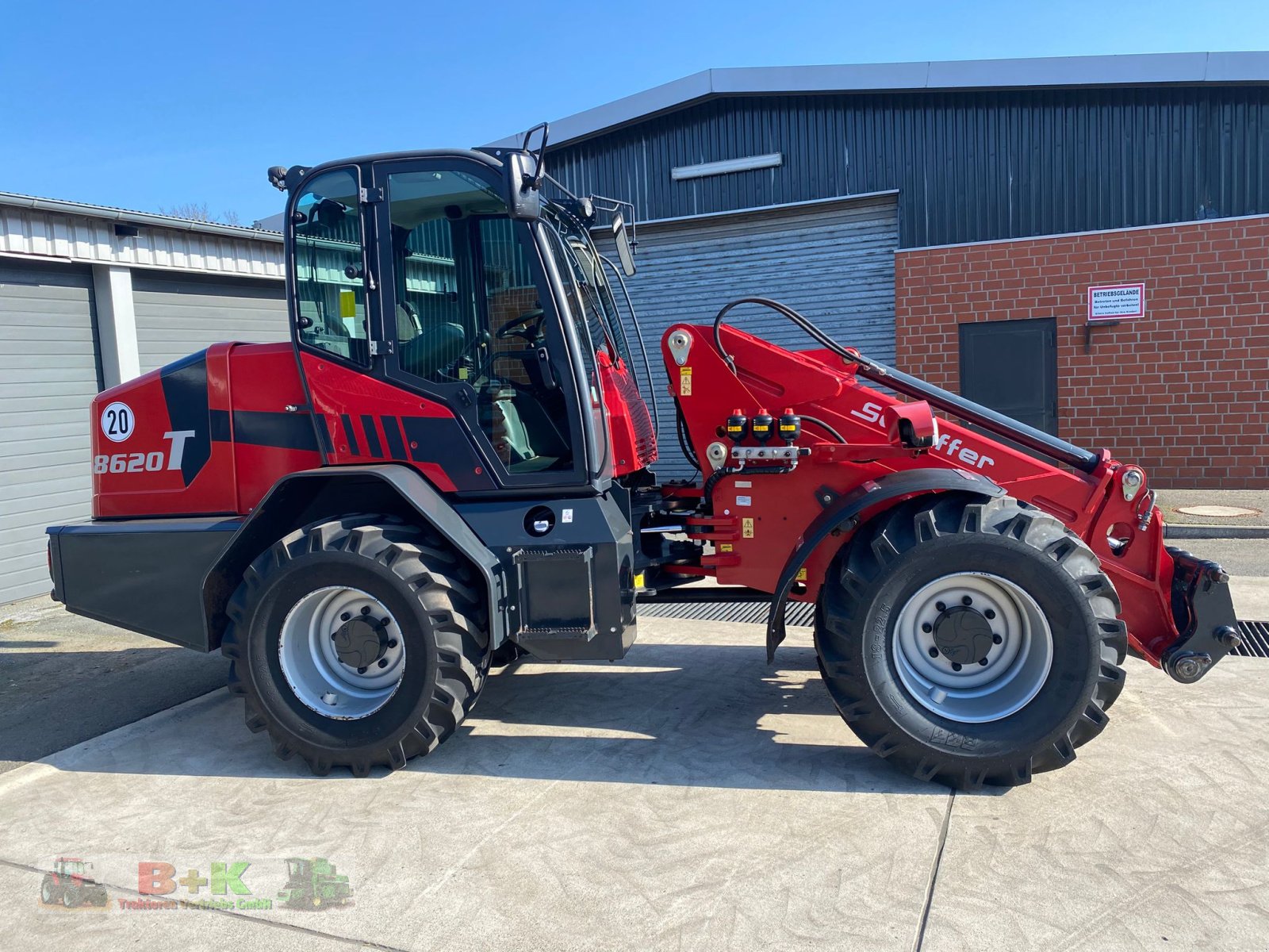 Teleradlader del tipo Schäffer 8620 T, Gebrauchtmaschine In Kettenkamp (Immagine 8)