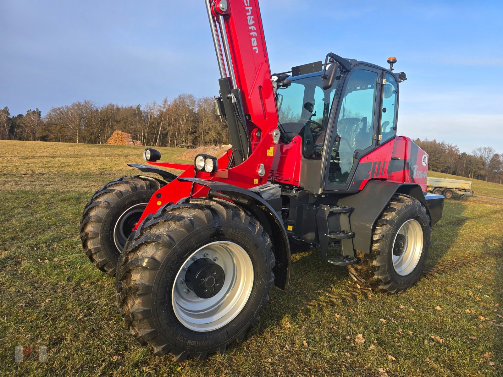 Teleradlader του τύπου Schäffer 9640 T, Neumaschine σε Gerolsbach (Φωτογραφία 1)