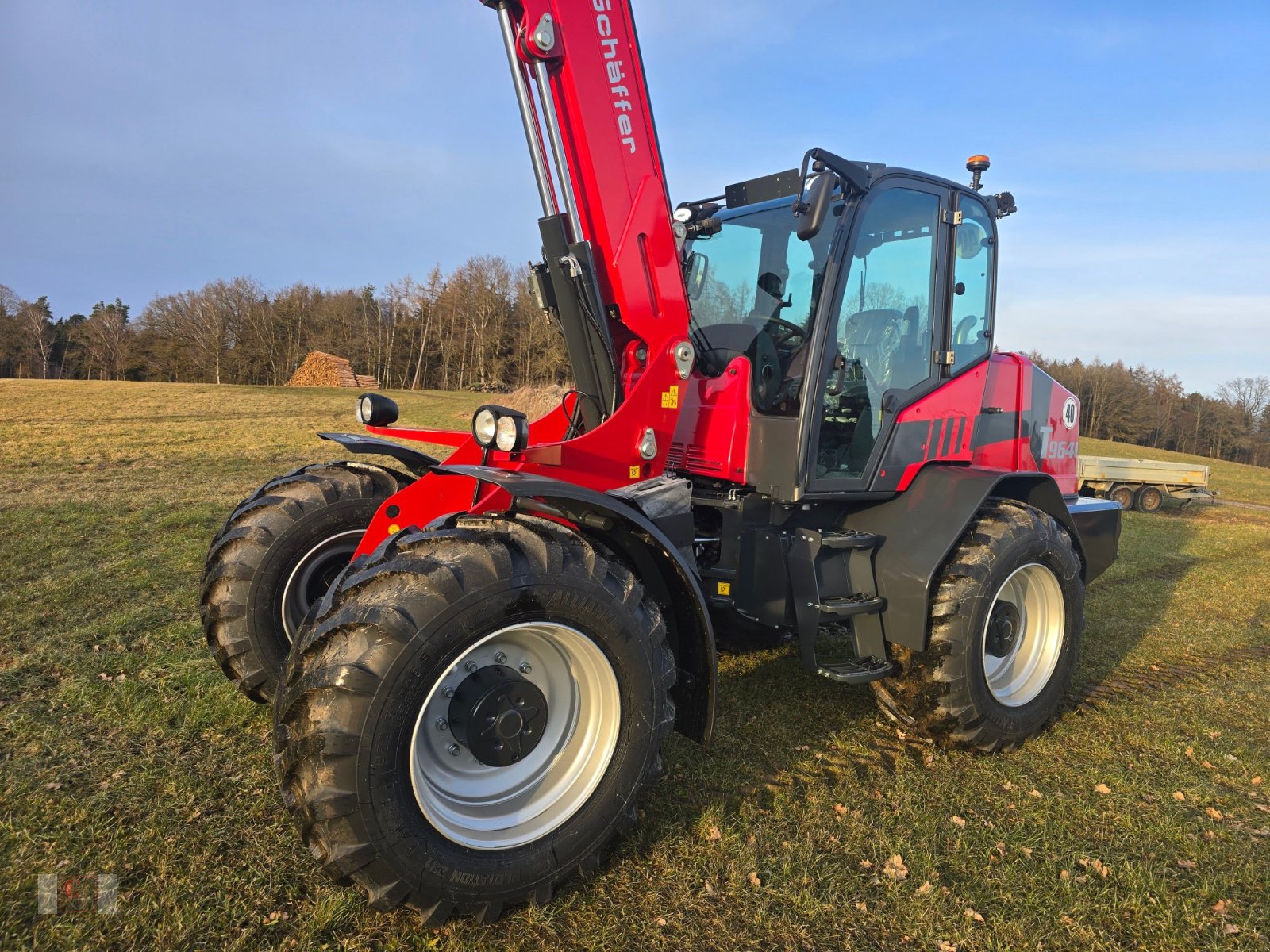 Teleradlader του τύπου Schäffer 9640 T, Neumaschine σε Gerolsbach (Φωτογραφία 2)