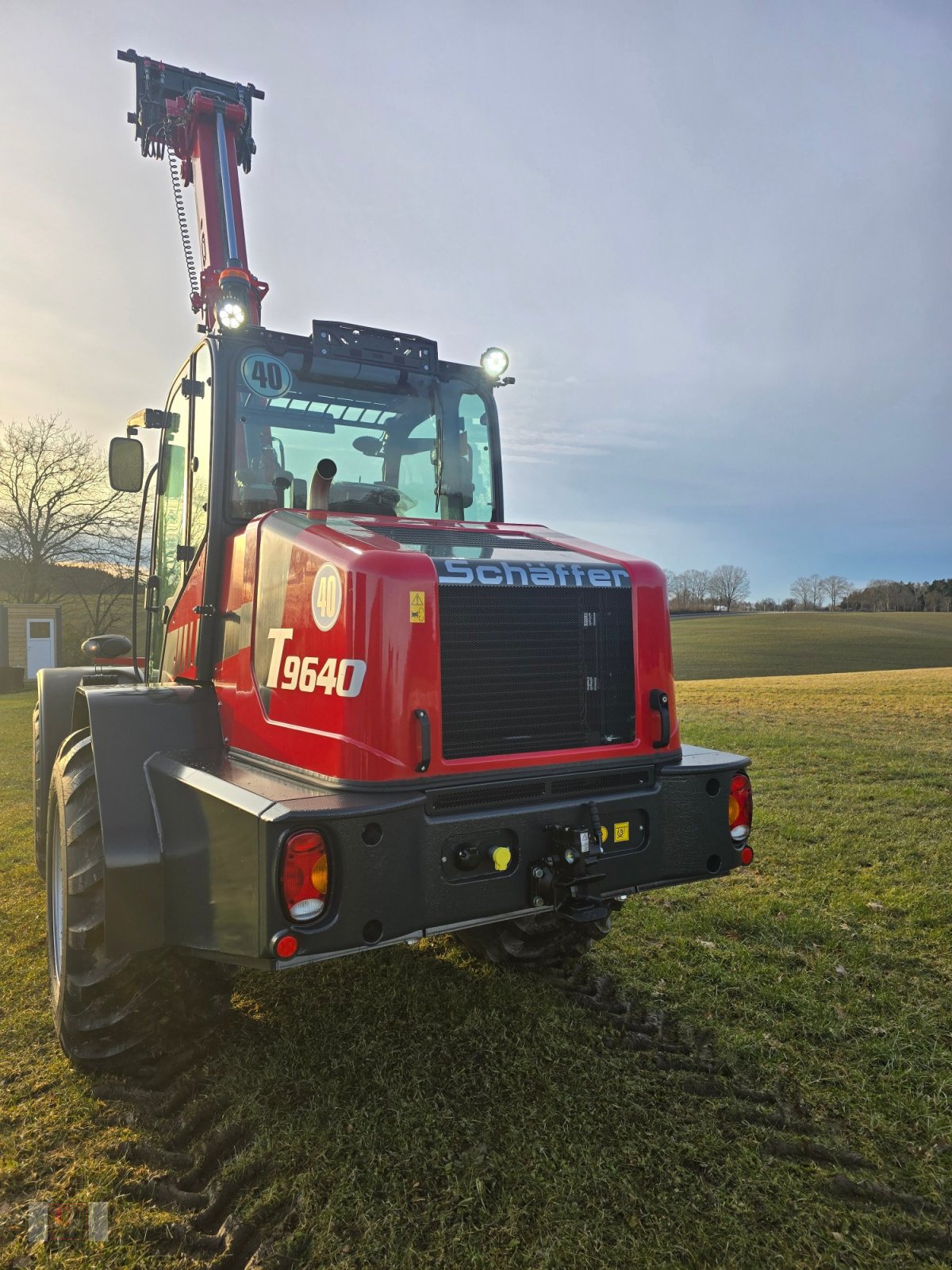 Teleradlader του τύπου Schäffer 9640 T, Neumaschine σε Gerolsbach (Φωτογραφία 3)