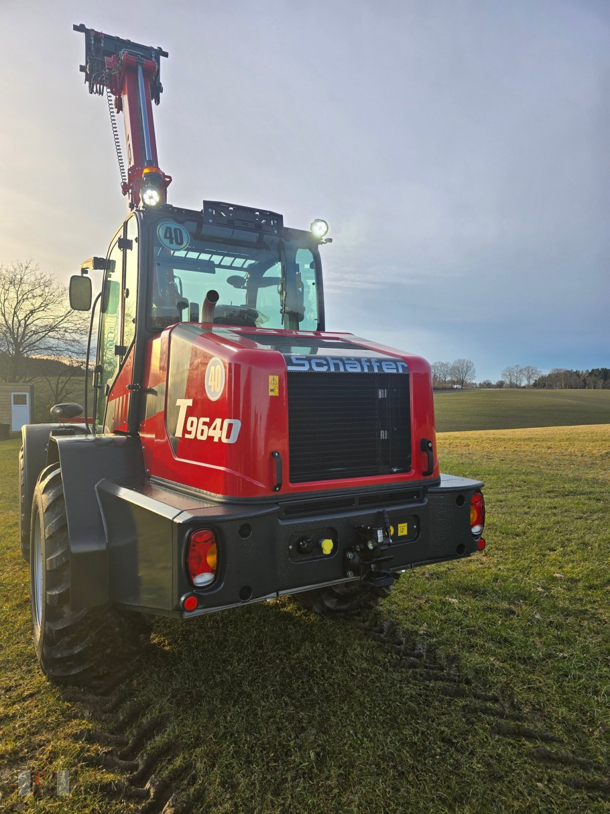 Teleradlader του τύπου Schäffer 9640 T, Neumaschine σε Gerolsbach (Φωτογραφία 4)
