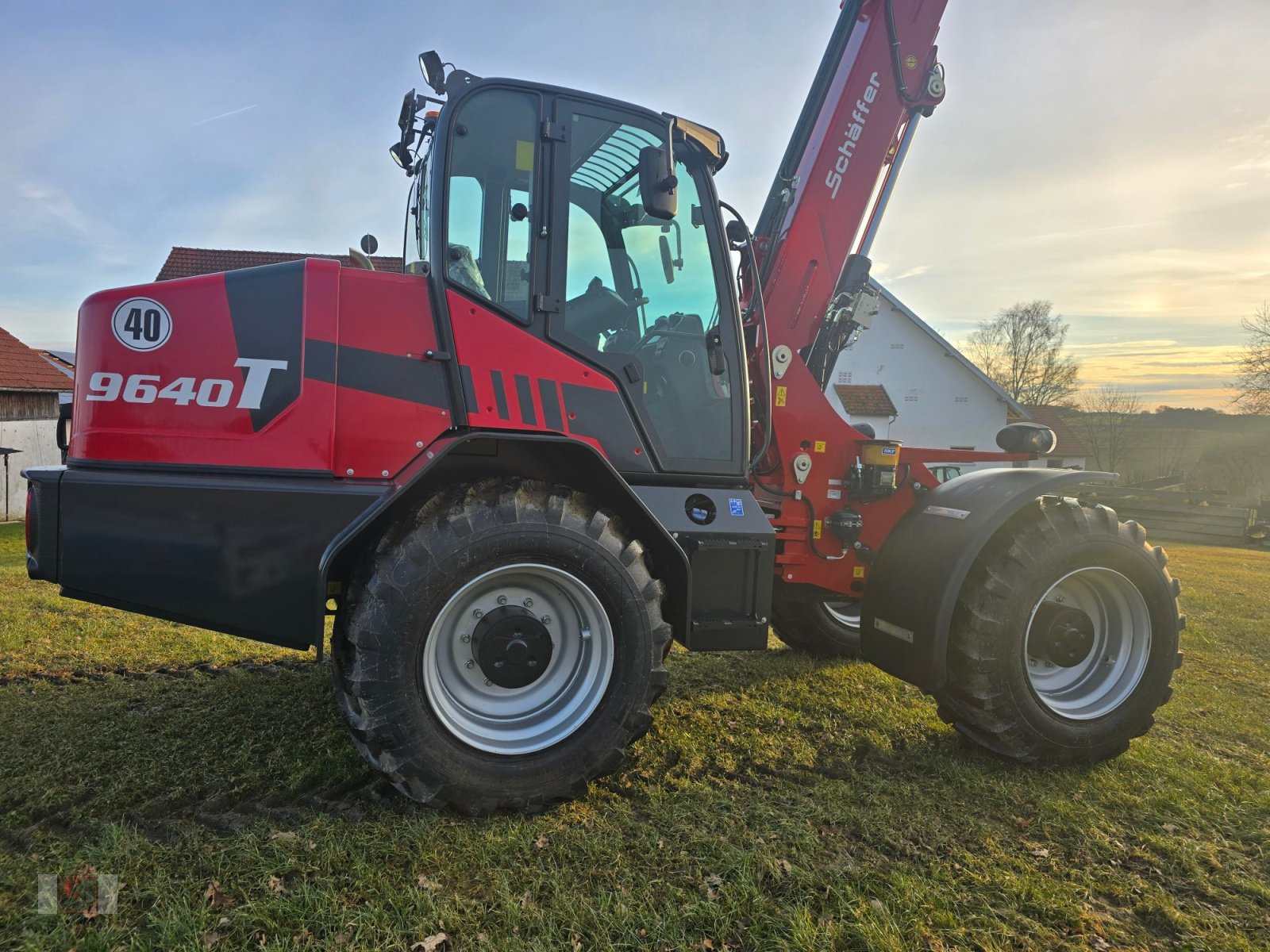 Teleradlader του τύπου Schäffer 9640 T, Neumaschine σε Gerolsbach (Φωτογραφία 5)