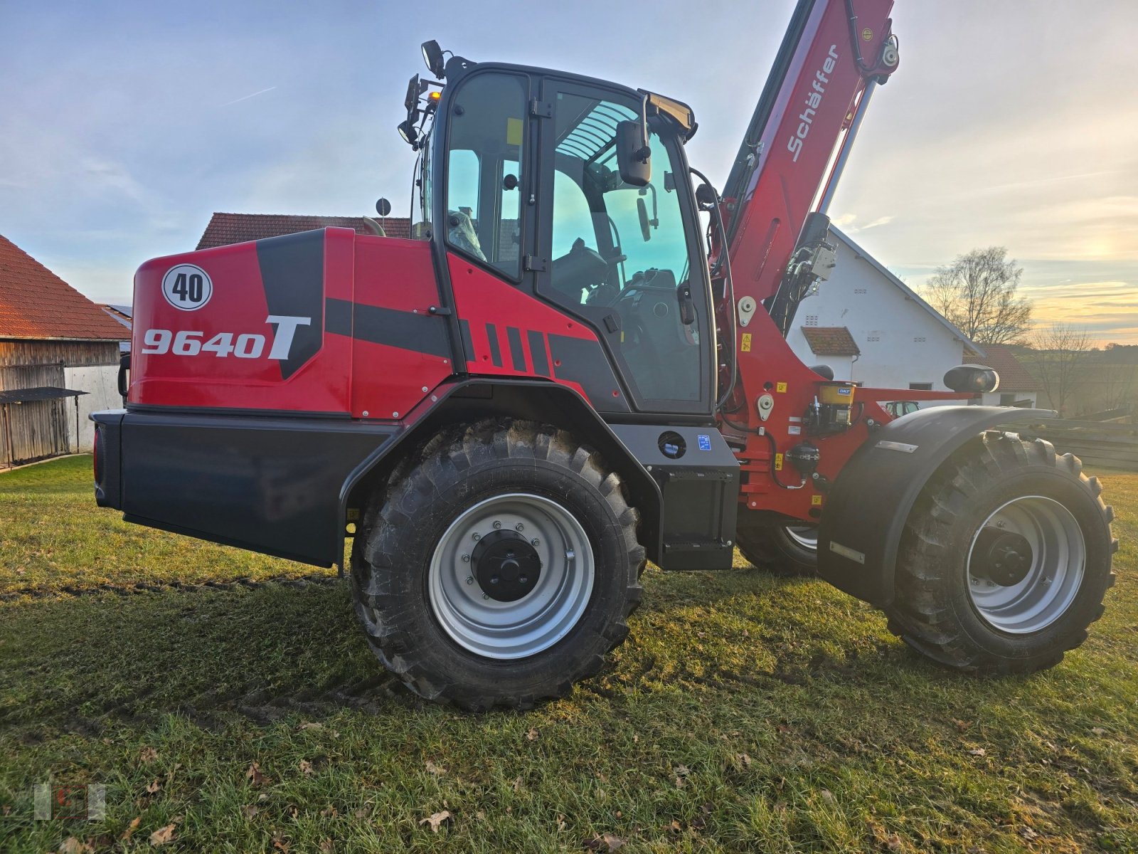 Teleradlader του τύπου Schäffer 9640 T, Neumaschine σε Gerolsbach (Φωτογραφία 7)