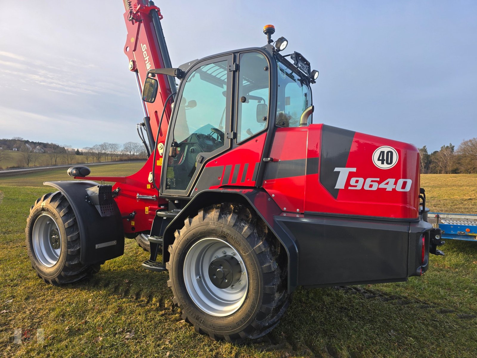 Teleradlader του τύπου Schäffer 9640 T, Neumaschine σε Gerolsbach (Φωτογραφία 8)