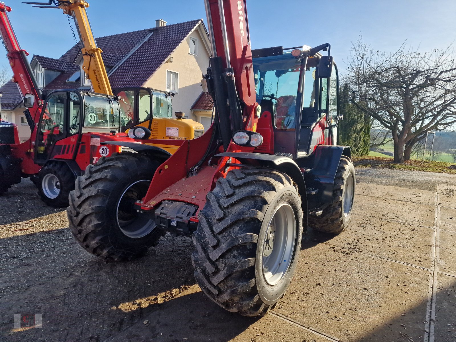 Teleradlader типа Schäffer 9640 T, Neumaschine в Gerolsbach (Фотография 5)