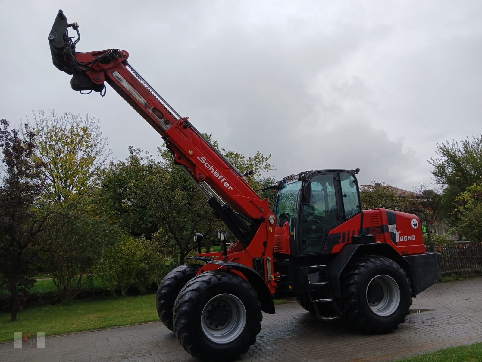 Teleradlader типа Schäffer 9660T, Gebrauchtmaschine в Gerolsbach (Фотография 1)
