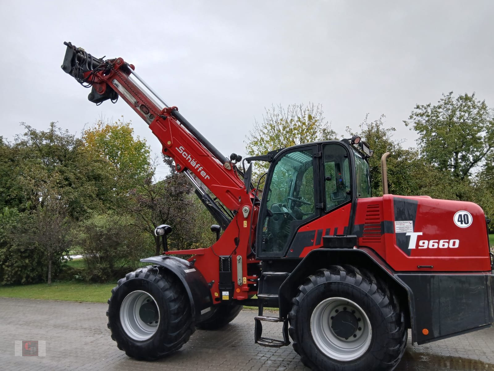 Teleradlader типа Schäffer 9660T, Gebrauchtmaschine в Gerolsbach (Фотография 2)