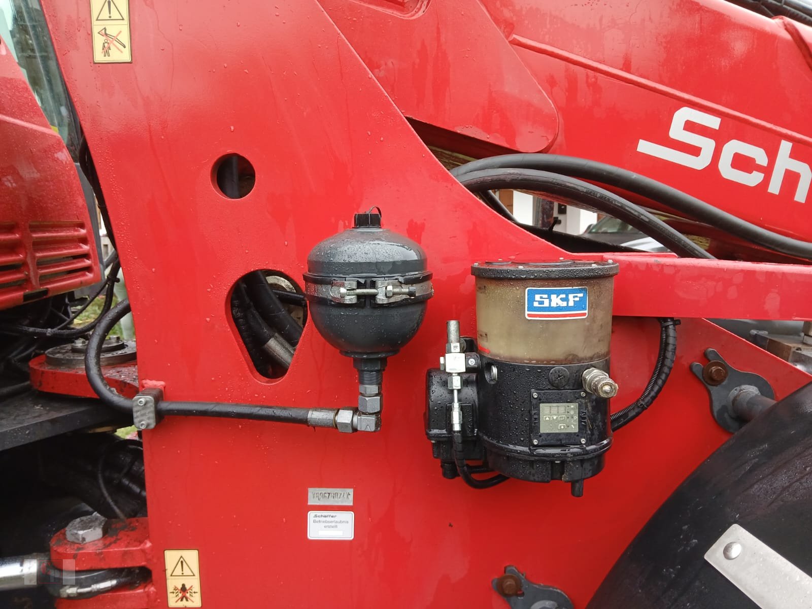 Teleradlader типа Schäffer 9660T, Gebrauchtmaschine в Gerolsbach (Фотография 3)