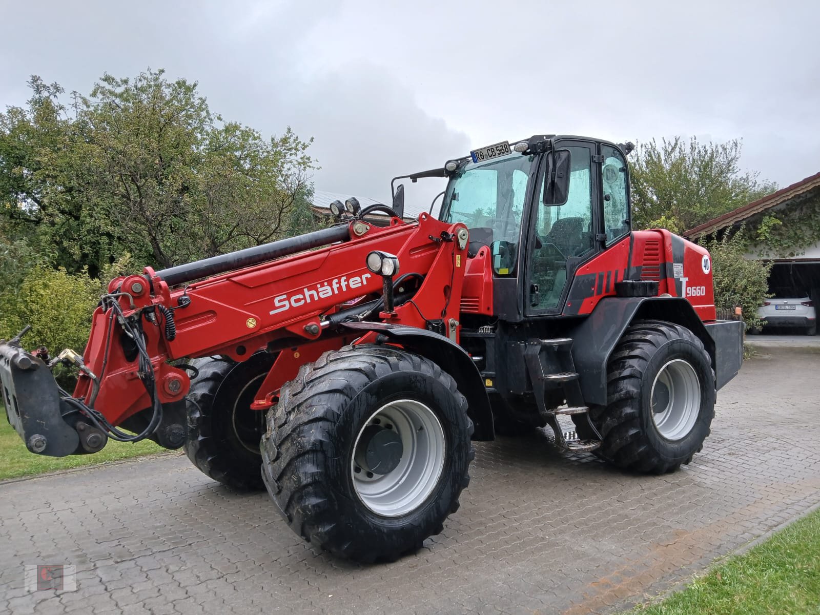 Teleradlader типа Schäffer 9660T, Gebrauchtmaschine в Gerolsbach (Фотография 7)