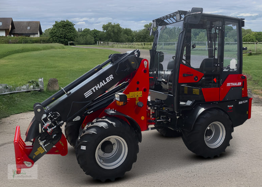 Teleradlader of the type Thaler 3448 T, Neumaschine in Bad Kötzting (Picture 1)