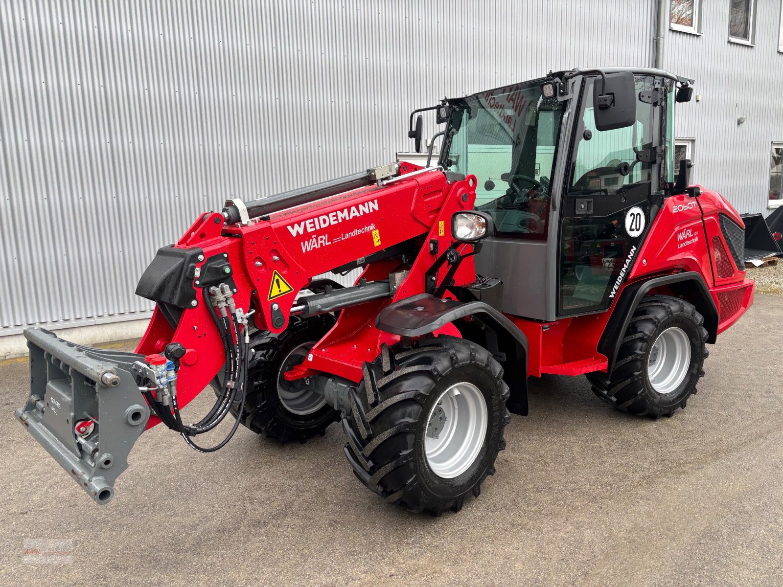 Teleradlader του τύπου Weidemann  2060 T, Neumaschine σε Mitterscheyern (Φωτογραφία 2)