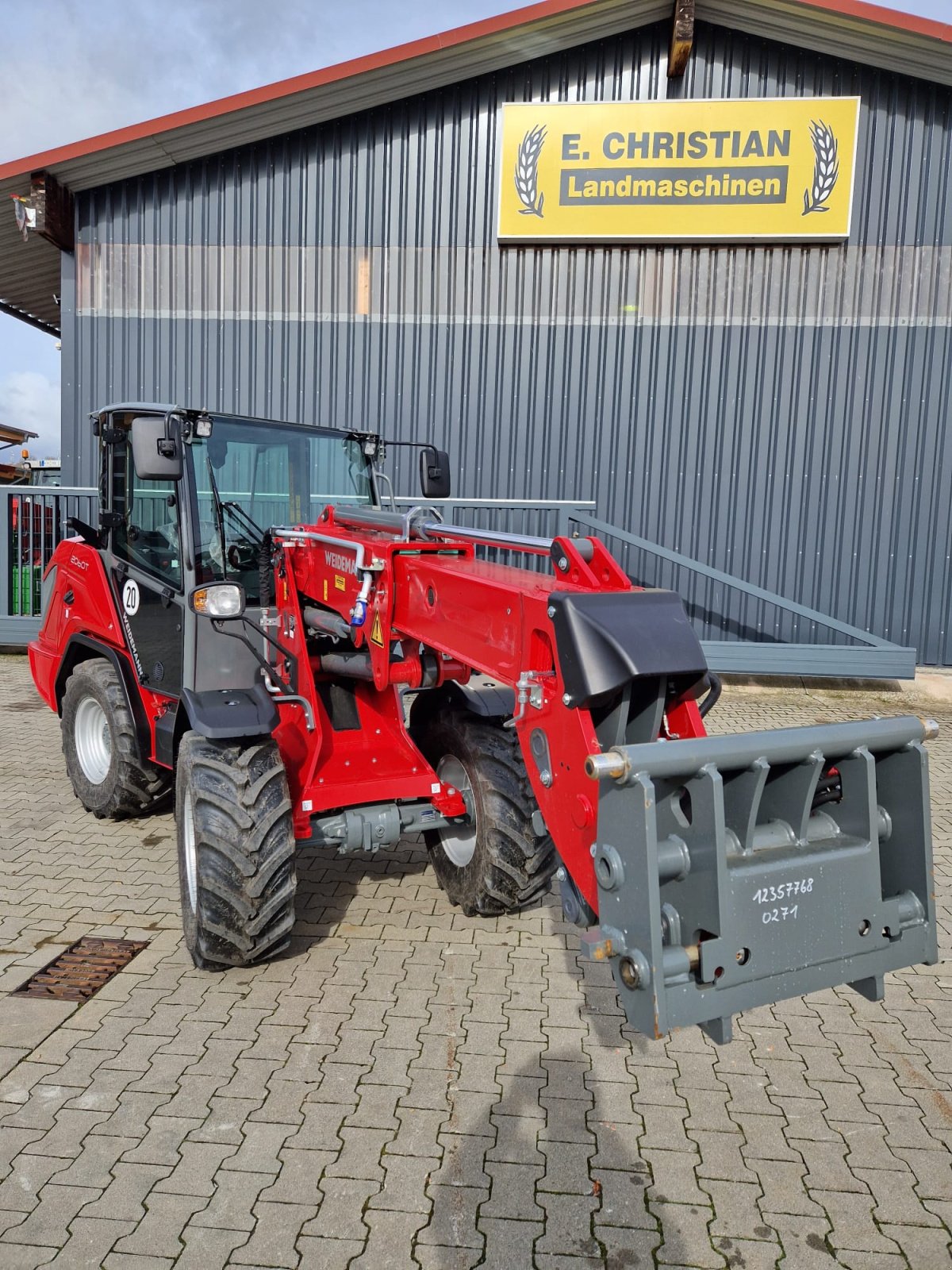 Teleradlader typu Weidemann  2060T, Neumaschine v Bad Sobernheim (Obrázok 1)