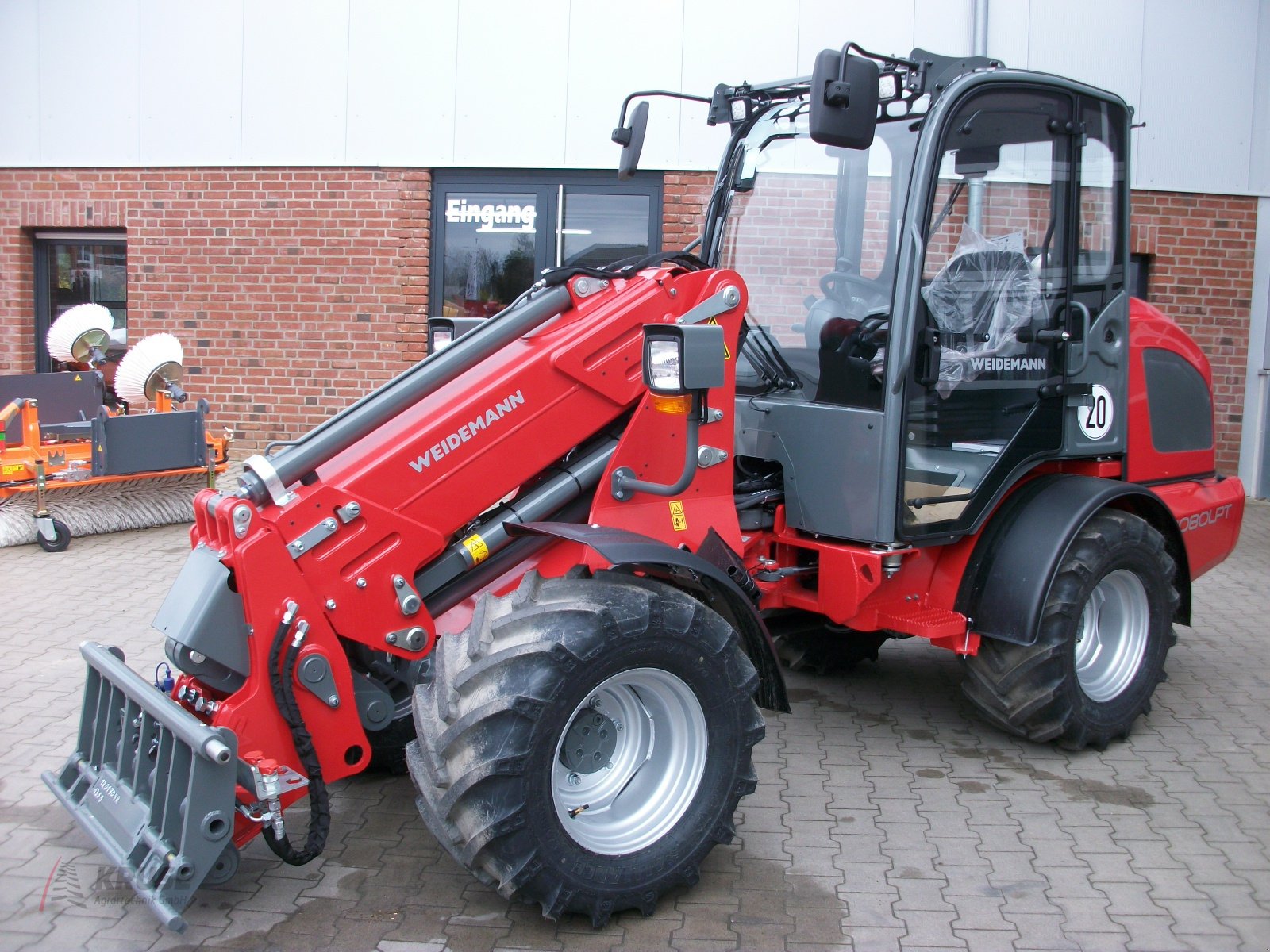 Teleradlader typu Weidemann  2080 LP T, Neumaschine v Fürstenau (Obrázok 1)