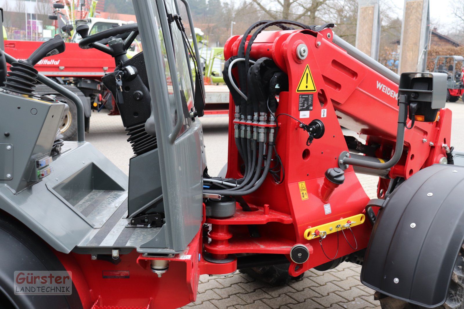 Teleradlader des Typs Weidemann  2080LPT, Neumaschine in Mitterfels (Bild 4)