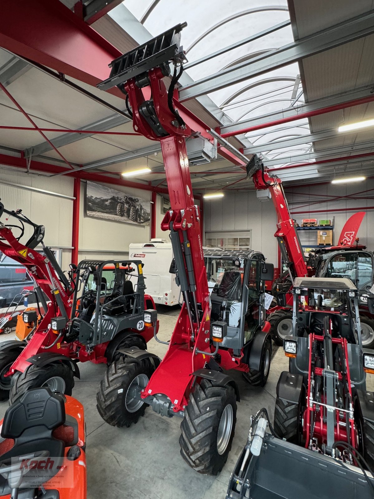 Teleradlader des Typs Weidemann  2080T, Neumaschine in Neumarkt / Pölling (Bild 2)