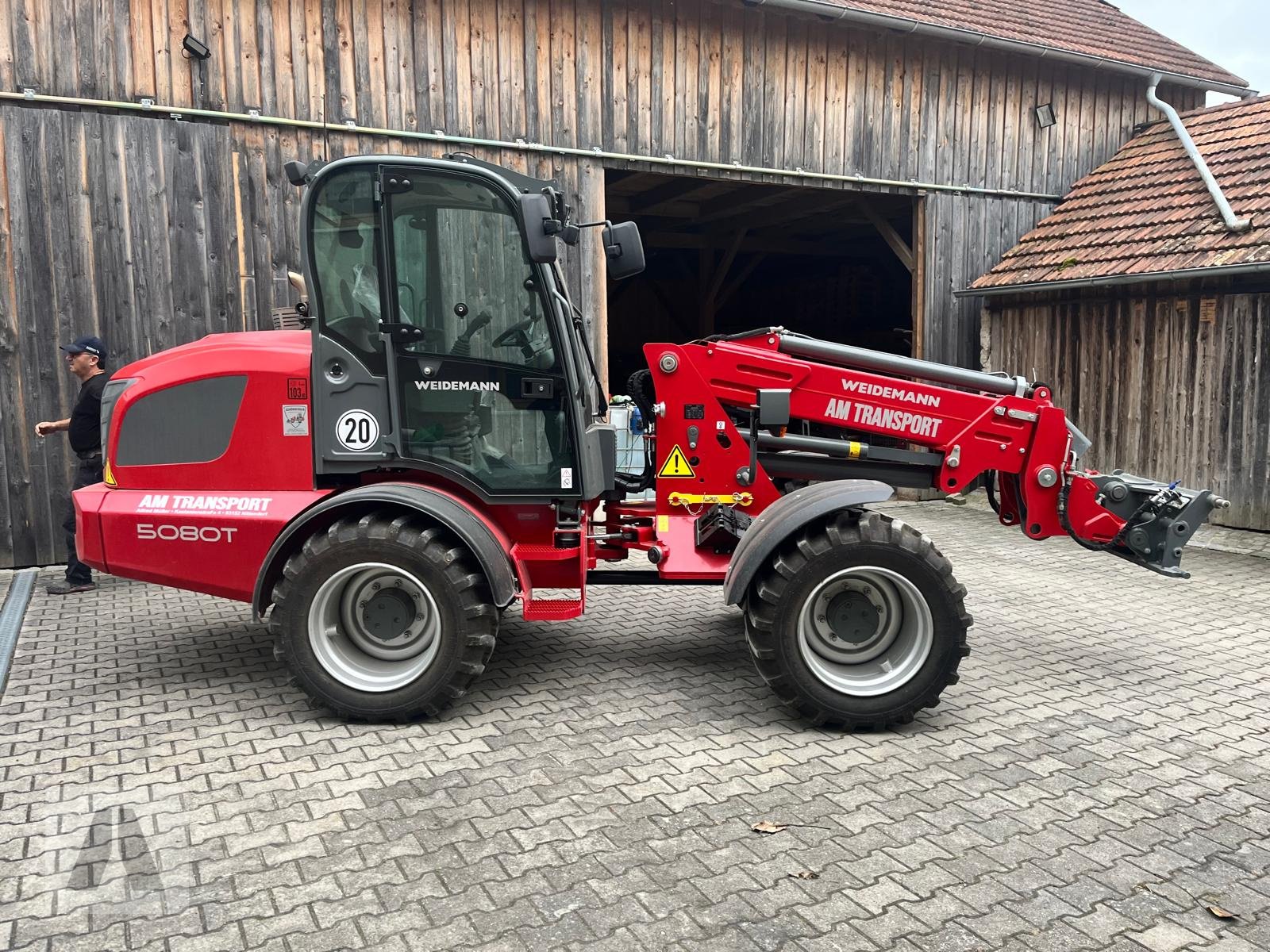 Teleradlader of the type Weidemann  5080 T 5080 5080T, Gebrauchtmaschine in Regensburg (Picture 1)